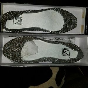 Holographic Glitter Jelly Flats